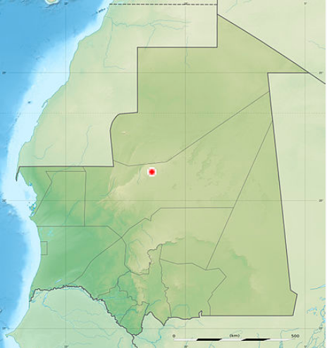 L’Œil de l’Afrique en Mauritanie (Wikipedia).
