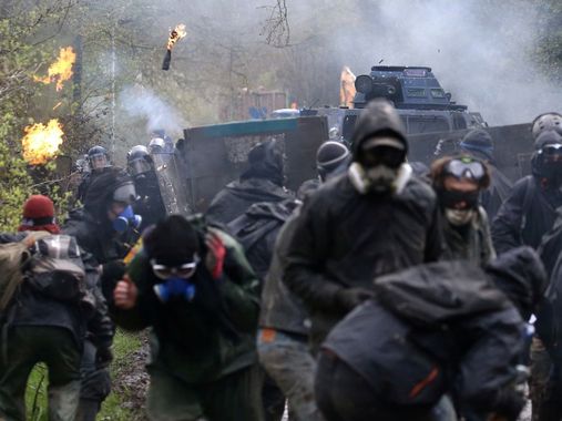 Expulsions à la ZAD de NDDL