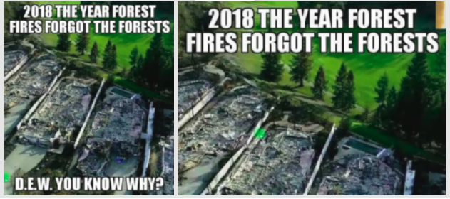 California fires - targets