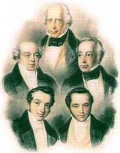 Les 5 frères Rothschild (2ème génération)